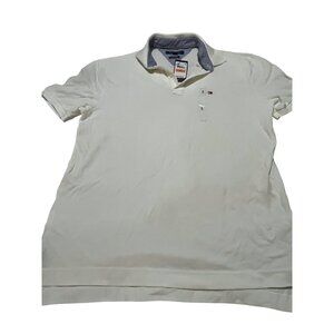 Tommy Hilfiger Mens Classic Fit Polo Shirt White Size Small-New with Tag
